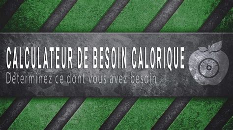 Ntroduire Imagen Formule Calcul Calories Par Jour Fr Thptnganamst