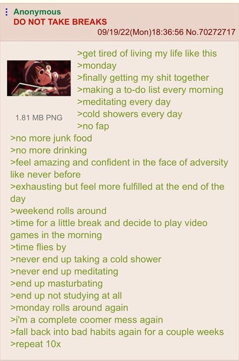 Anon Tries To Break The Cycle R Greentext Greentext Stories Know