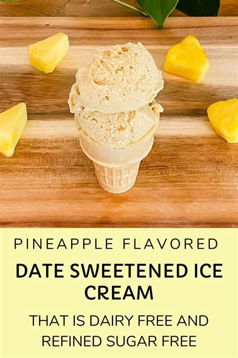 Date Sweetened Ice Cream Dairy Free And Sugar Free Amber S Natural Nutrition