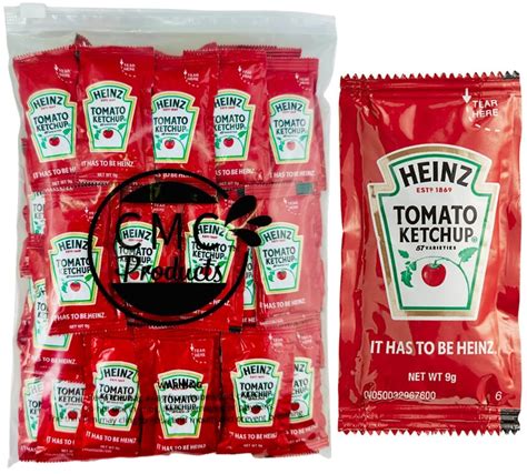 Buy Ketchup Packets 9g 50 Count Ketchup Condiment Packs In Custom