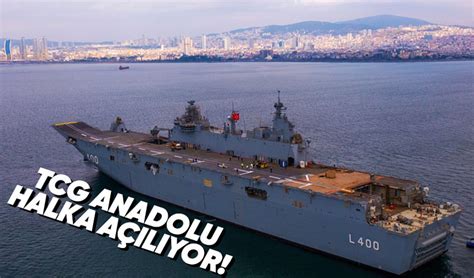 TCG Anadolu bugün TSK ya teslim edildi Cumhurbaşkanı Recep Tayyip