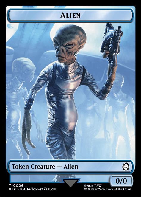 Alien Token Universes Beyond Fallout Foil Commander Card Kingdom