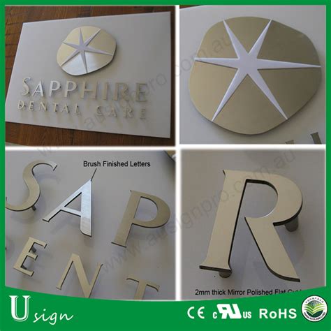 Customized Stainless Steel Alphabet LED Mini Channel Letter Advertising