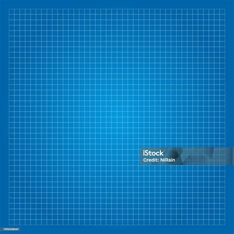 Vector Illustration Blue Plotting Graph Paper Grid Background Grid Square Graph Line Texture