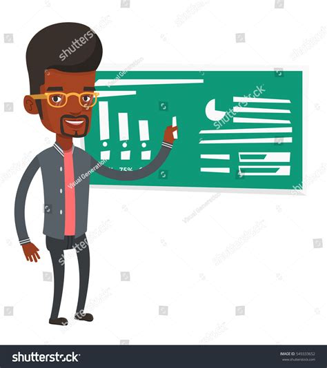 Teacher Standing Classroom Teacher Standing Front Stock Vector Royalty