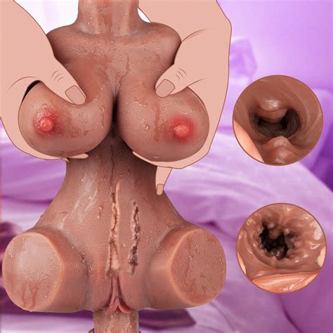Male TPE Masturbators Half Life Size Sex Dolls With Realistic Textured