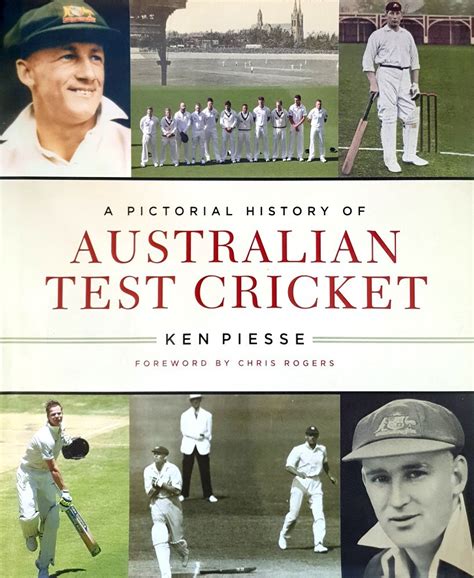 A Pictorial History Of Australian Test Cricket Piesse Ken | Marlowes Books