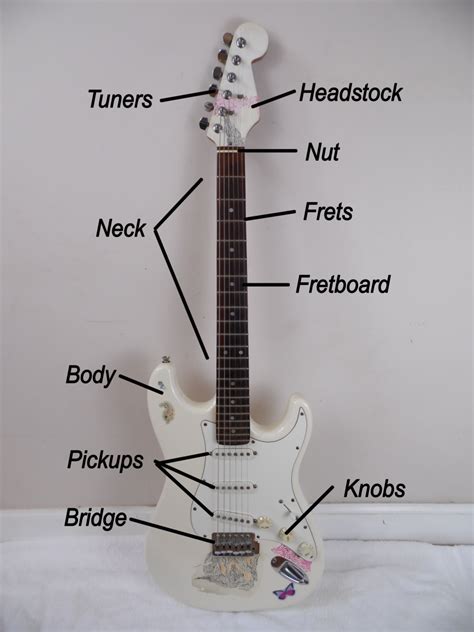 Electric Guitar Diagram