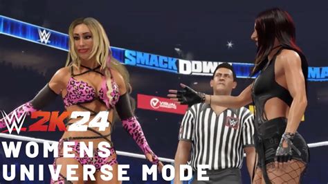 WWE 2K24 Women S Universe Mode I Episode 19 SMACKDOWN YouTube