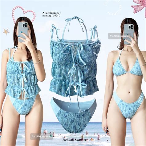 Iceblink Alice Bikini Set Shopee Thailand