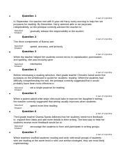 EDUC 632 Quiz 5 Docx Question 1 2 Out Of 2 Points In September The