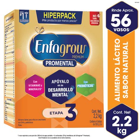 Enfagrow Alimento Lácteo Promental Natural Etapa 3 2200 g Precio Rappi