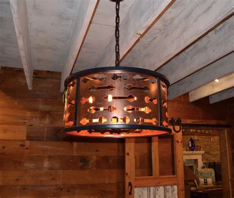 Milan Drum Chandelier Pendant Kitchen Island Light Copper Individually