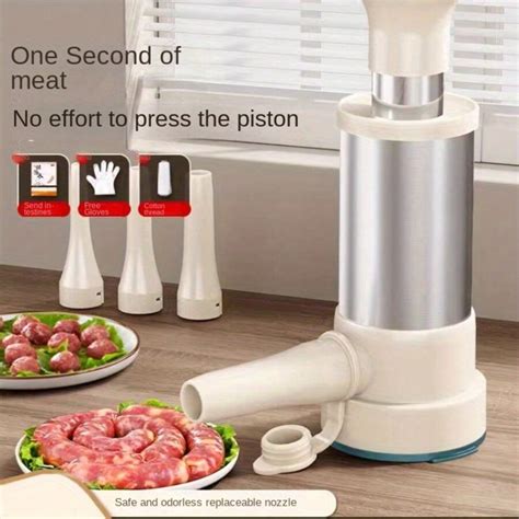Sausage Stuffer Machine With Hand Crank For Home Use Manual Meat