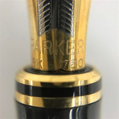 Yahooオークション Parker 18k 750 パーカー 万年筆 箱 インク付き