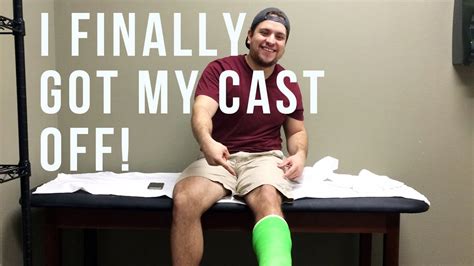 I Finally Got My Cast Off Youtube