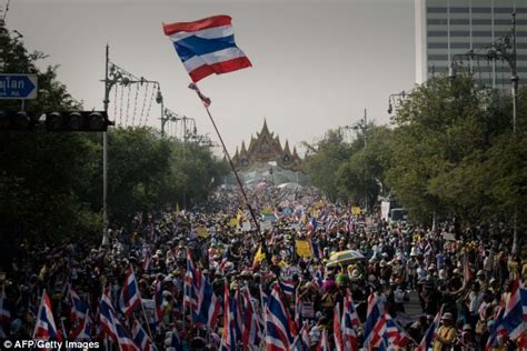 Thai Protesters Demonstrate For Revolution Despite Prime Minister