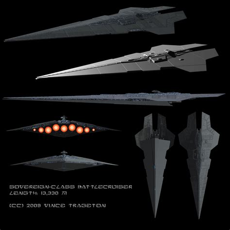 Starship Profile Sovereign Battlecruiser By Vince T On Deviantart Star Wars Ships Star Wars