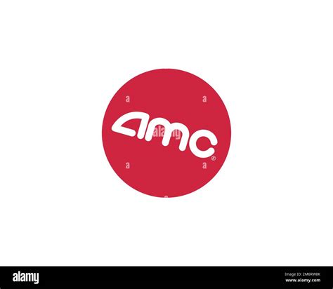 Amc Theatres Rotated Logo White Background B Stock Photo Alamy