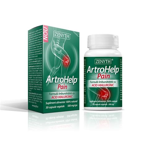 Artrohelp Pain Cu Acid Hyaluronic 30 Capsule Zenyth Dr Max Farmacie