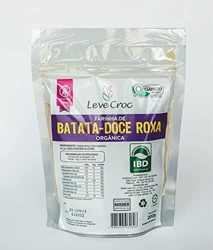 FARINHA SEM GLÚTEN DE BATATA DOCE ORGÂNICA LEVE CROC 200G GTIN EAN