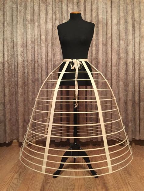 Victorian Crinoline Hoop Cage Hoop Skirt Diameter 42 In Etsy In 2020