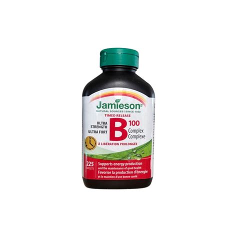 Jamieson Ultra Strength B100 Complex Caplets 225 Count Shopee