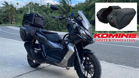 Komine Side Pannier For Honda ADV YouTube