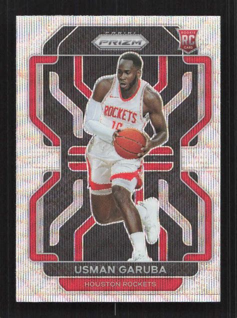 Usman Garuba 2021 22 Panini Prizm Silver Wave Houston Rockets 321 EBay