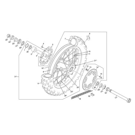 Vues Eclatee Carburateur Keihin Pwk Sherco Se Factory