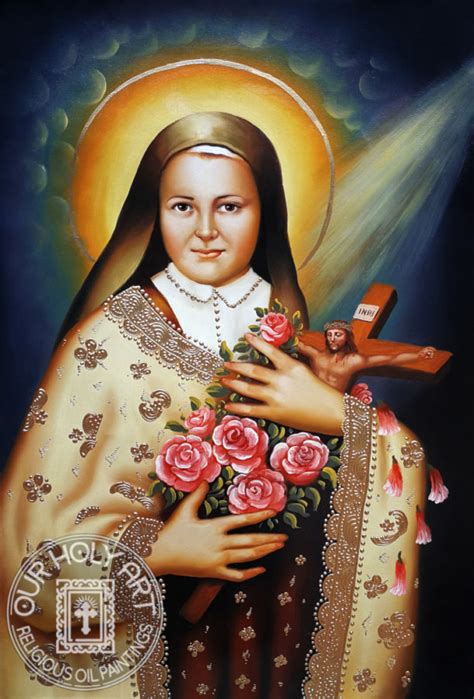 Saint Therese Of Lisieux Our Holy Art