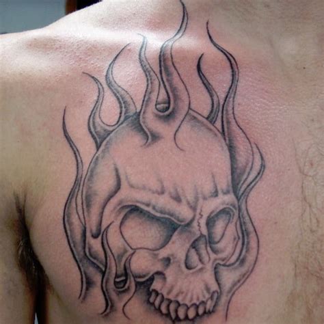 Update 72 Skull Flames Tattoo Designs Super Hot Vn