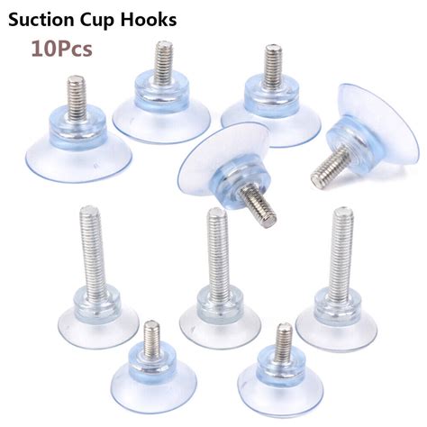 M M Clear Nut Thumb Screw Suction Cups Pads Suckers Turn Rubber