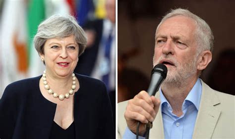 Theresa May Vs Jeremy Corbyn Pm Still Ahead New Voter Poll Shows