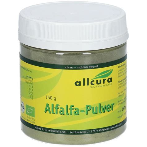 Allcura Bio Alfalfa Pulver 150 G Shop Apotheke