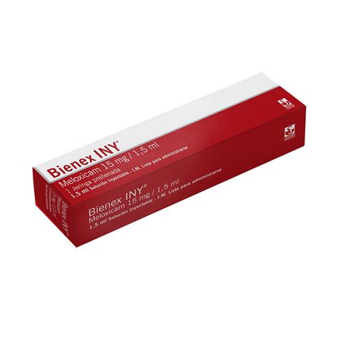 Bienex 15mg Leterago Siegfried Siegfried Ampolla Prellena