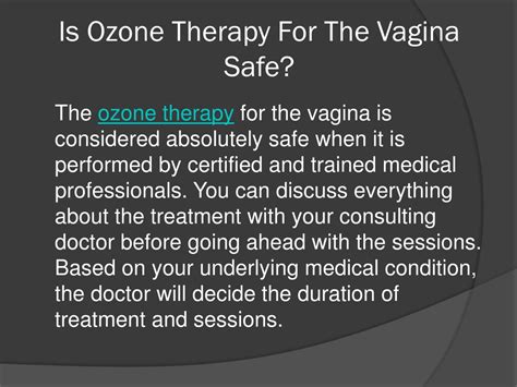 Ppt Ozone Therapy Vagina Powerpoint Presentation Free Download Id 11645225