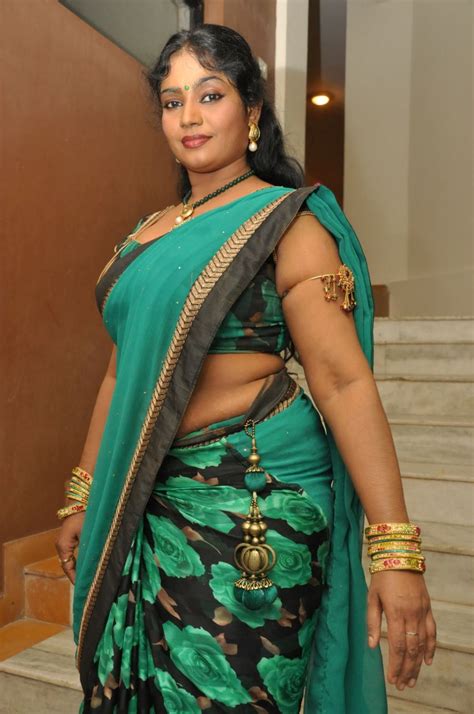 Supporting Actress Jayavani Hot Stills In Saree HQ Tollywood One Blog
