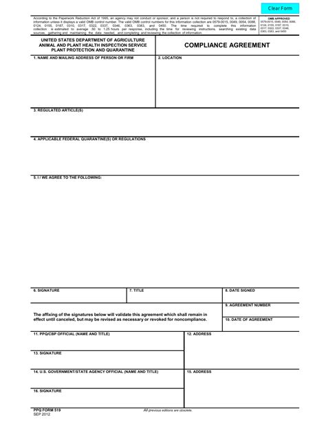 Ppq Form 519 Fill Out Sign Online And Download Fillable Pdf