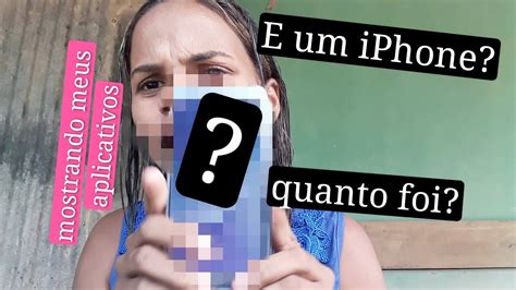 Comprei Um Celular Novo Ser Que Um Iphone Youtube