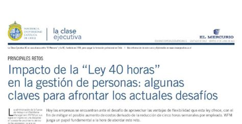 Impacto De La Ley Horas En La Gesti N De Personas Algunas Claves