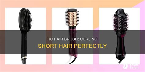 Hot Air Brush Curling Short Hair Perfectly ShunSalon