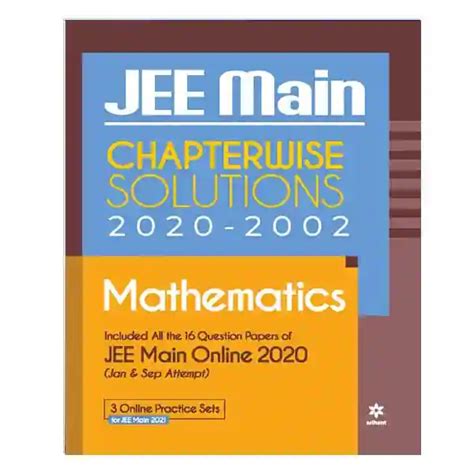 Arihant Jee Main Mathematics Chapterwise Solutions Book In English