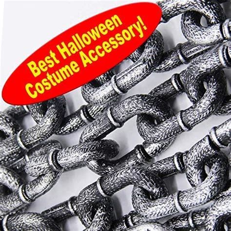 Halloween Chains Costume Decorations Chain Link Prisoner Shackles