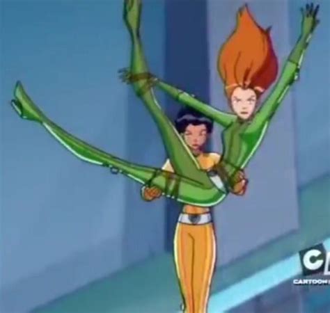 Totally Spies Sam Captured By Evil Cheerleaders And Then Tied Up Totally Spies Girl Cartoon Spy