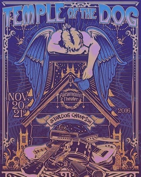 Cornellsgarden On Instagram “concert Poster From The 2016 Tour Paramount Theater Seattle