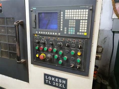 Cast Iron Cnc Lathe Lokesh TL30 XL Maximum Turning Length 650