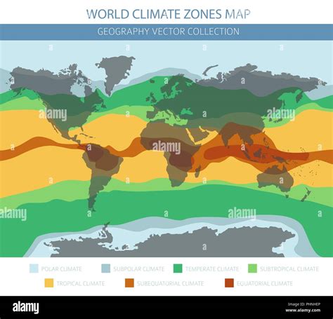 Map Showing Climate Zones