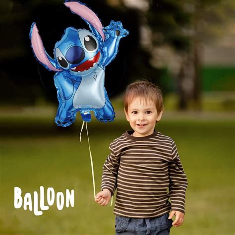 Lilo And Stitch Birthday Decoration Simyron 13 Pieces Stitch Balloons