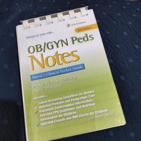 Ob Gyn Peds Notes Pocket Guide Shopee Philippines